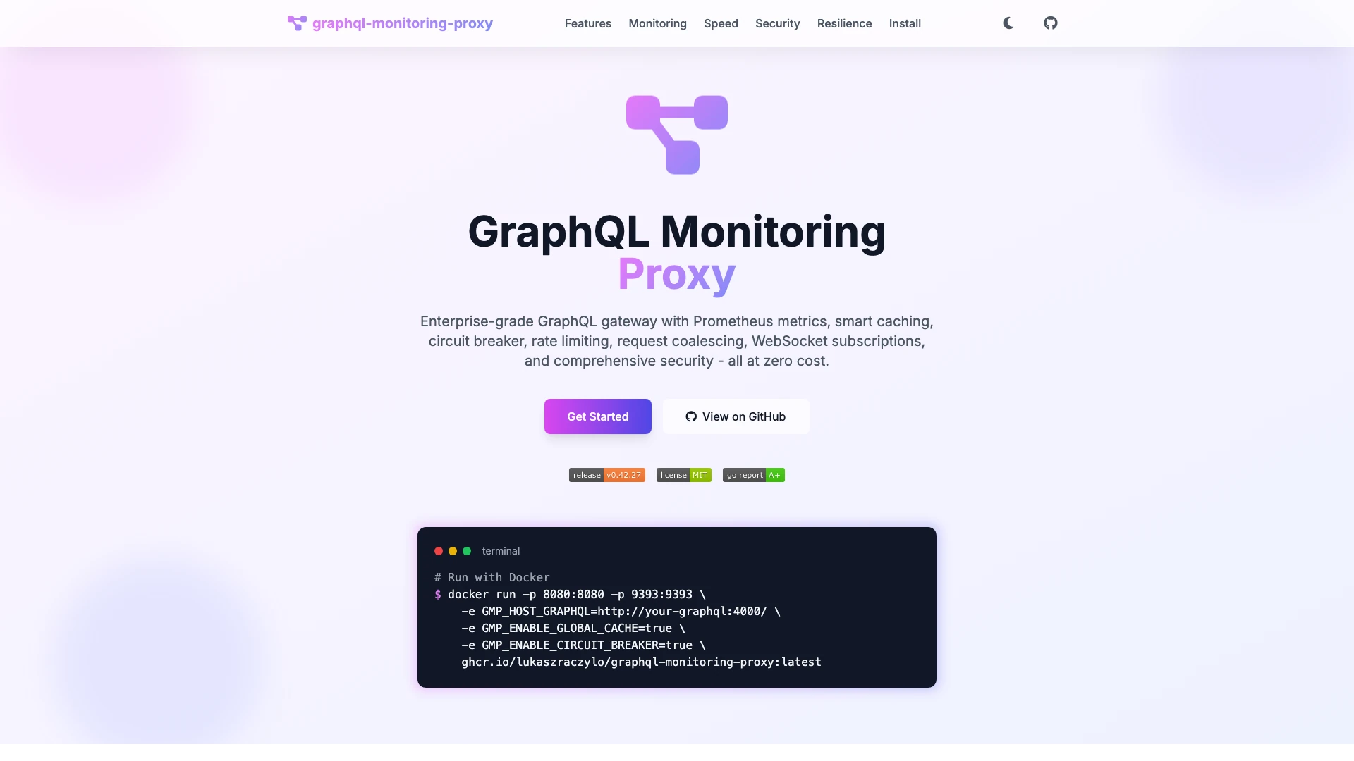 GraphQL monitoring proxy